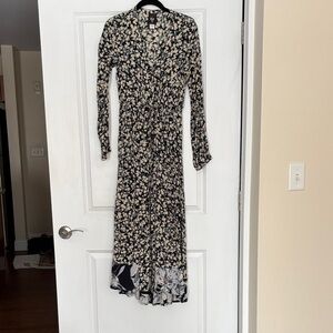 Billabong Boho Floral Midi dress,size M